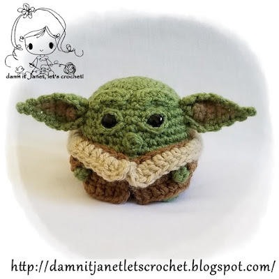 Damn it janet lets crochet round plush baby yoda