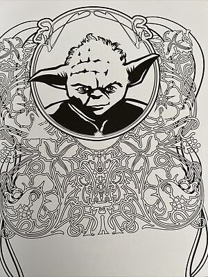 Art therapy star wars coloring book new