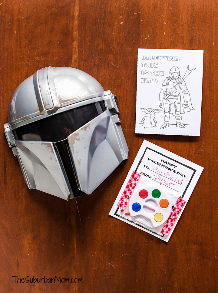 Mandalorian baby yoda free printable valentine