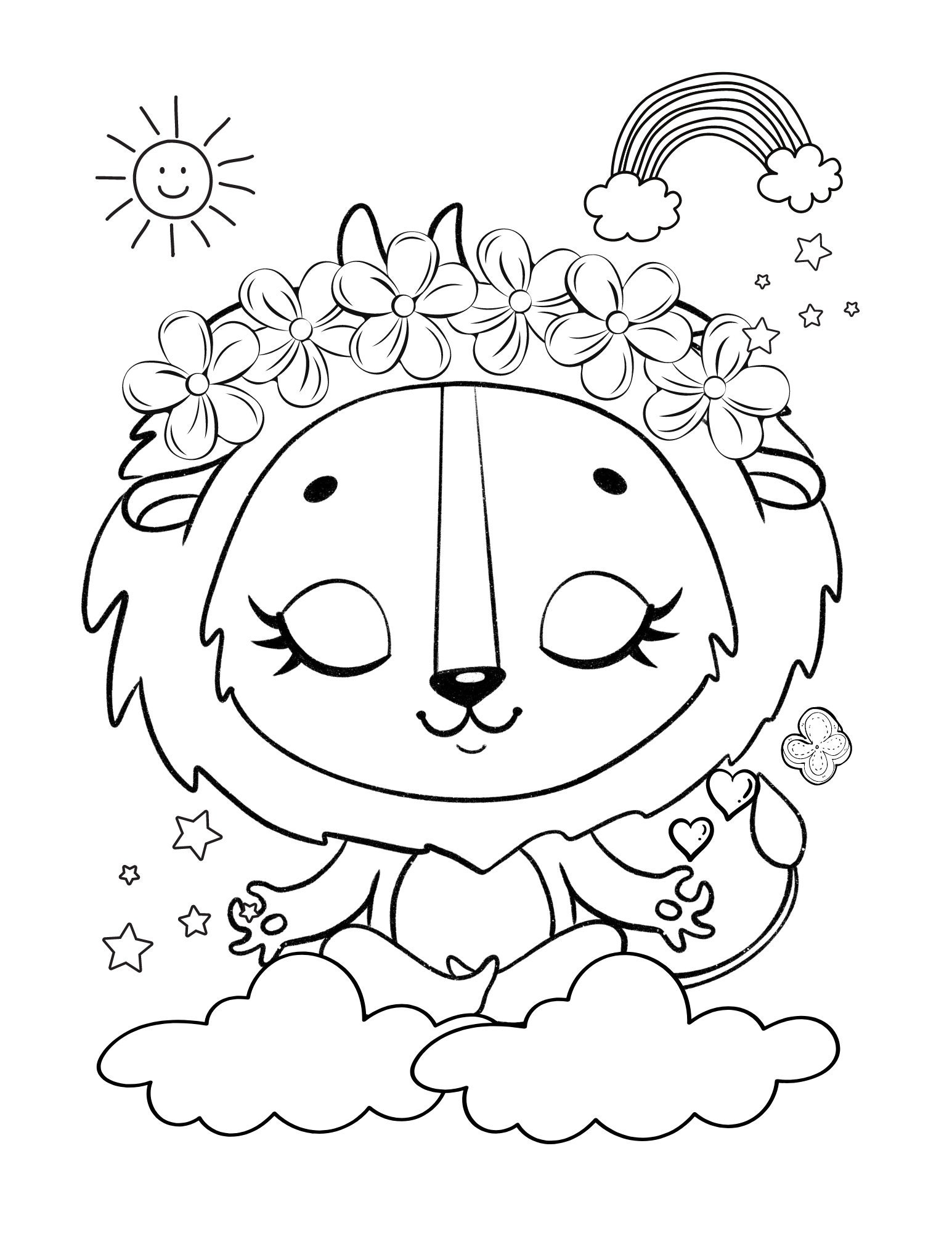 Yoga animals coloring pages meditation animals coloring chakras kids yoga animals coloring pages jungle animals tropical animals