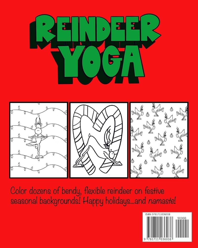 Reindeer yoga a fun holiday