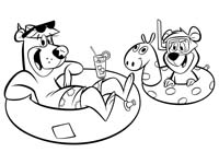 Coloring pages yogi bears jellystone parkâ in mill run