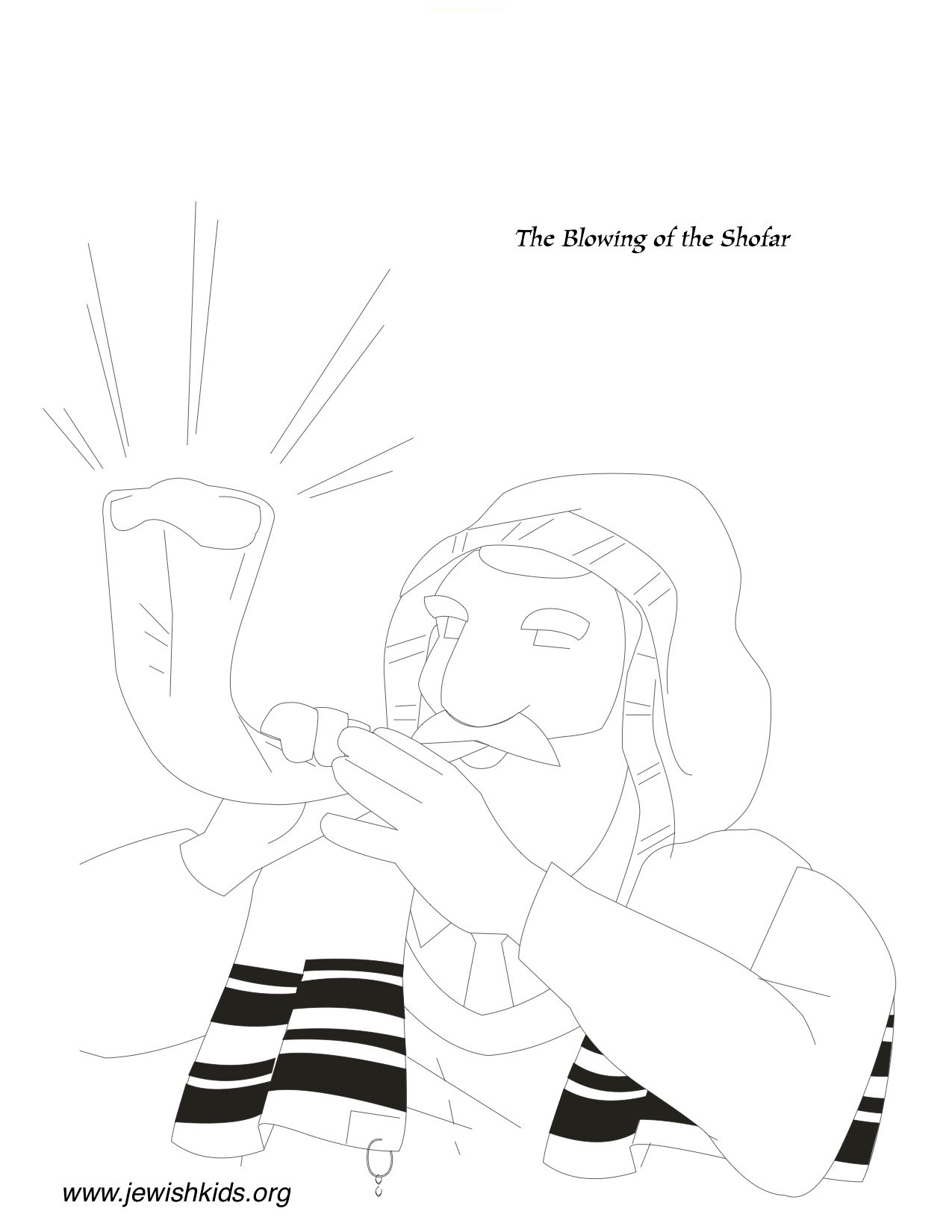 Yom kippur coloring pages