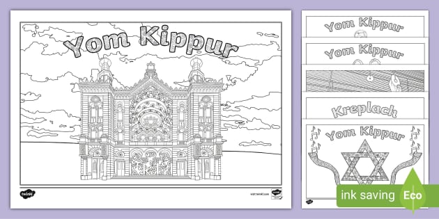 Yom kippur mindfulness loring activity teacher made