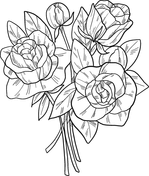 Roses coloring pages free coloring pages