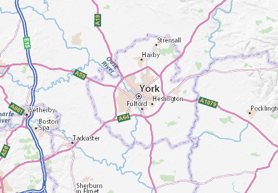 Michelin york map