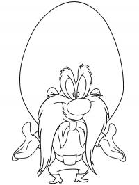 Yosemite sam coloring page