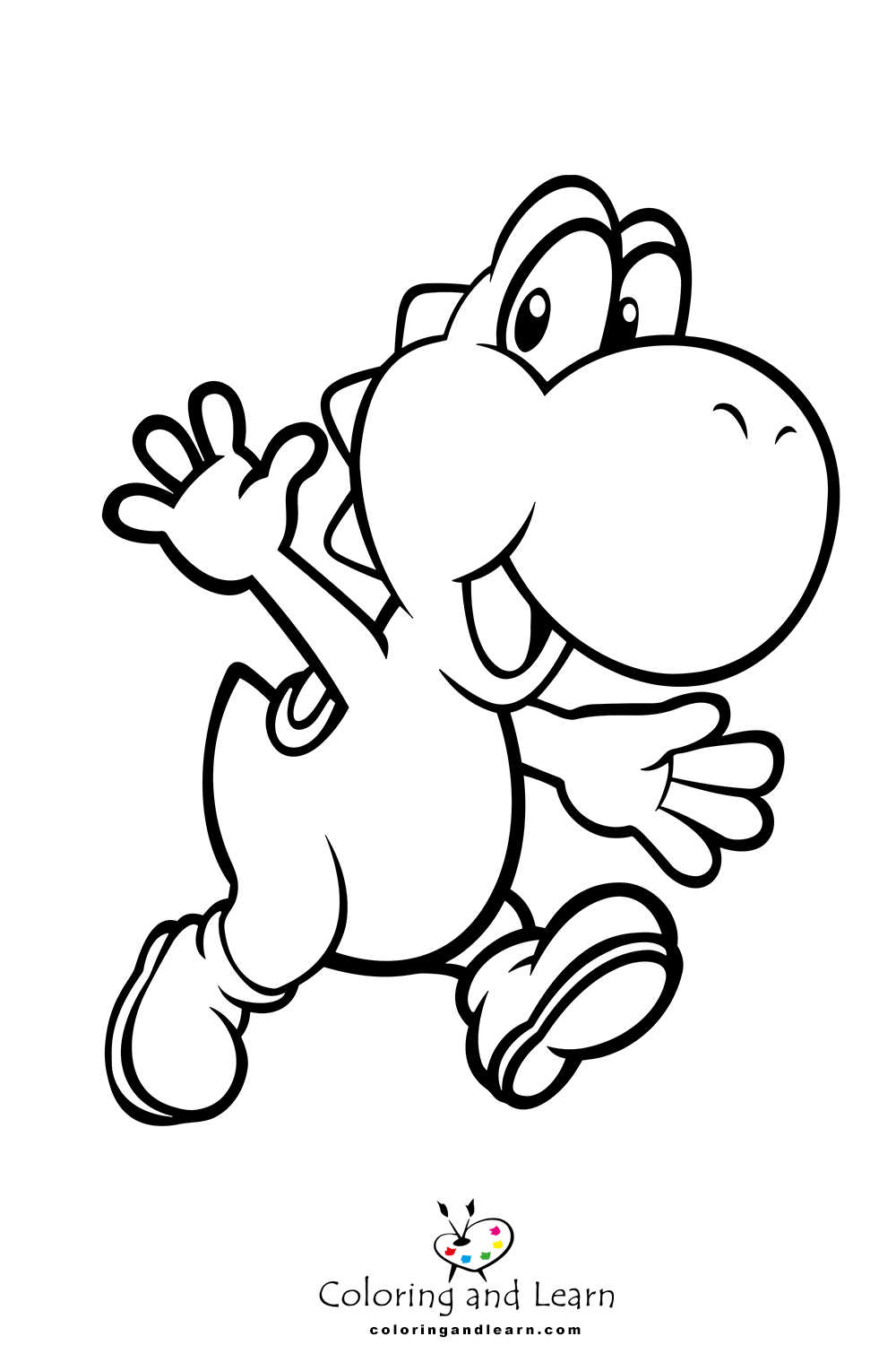 Yoshi coloring pages