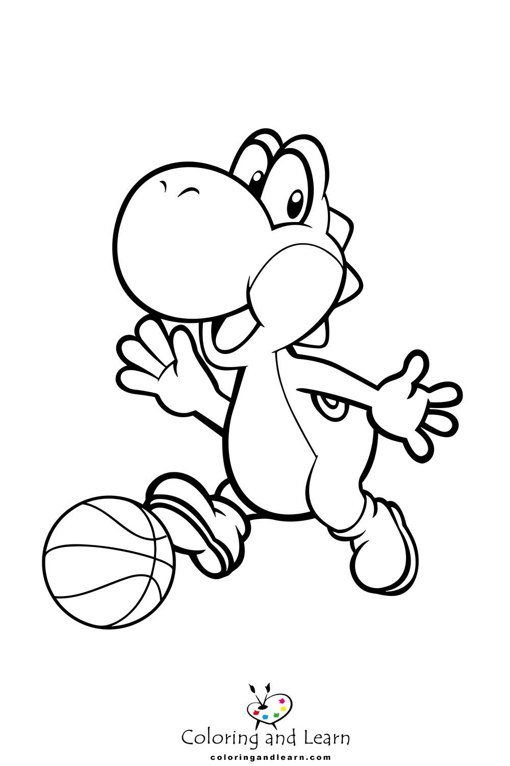 Yoshi coloring pages