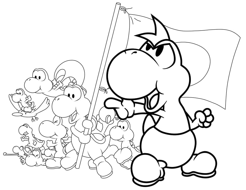 Yoshi coloring pages best images free printable