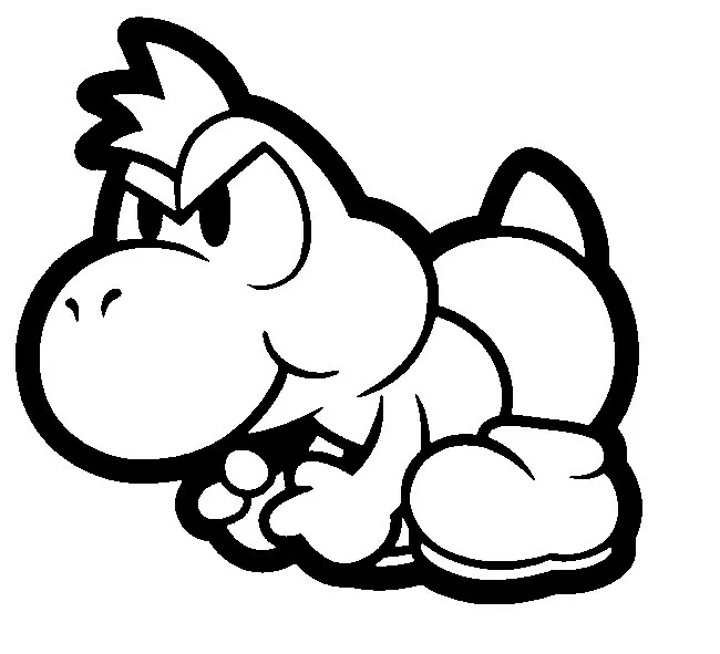 Yoshi mario character vinyl decal sticker car window wall bumper puter pc