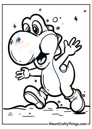 Free collection of mario coloring pages for kids