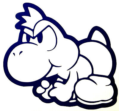 Yoshi mario character vinyl decal sticker car window wall bumper puter pc