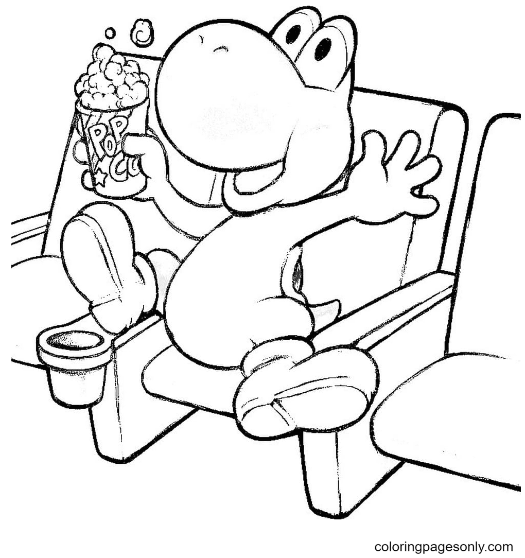 Yoshi coloring pages