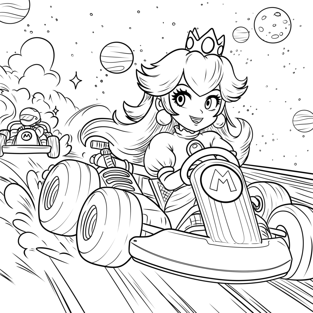 Awesome super mario bros coloring pages