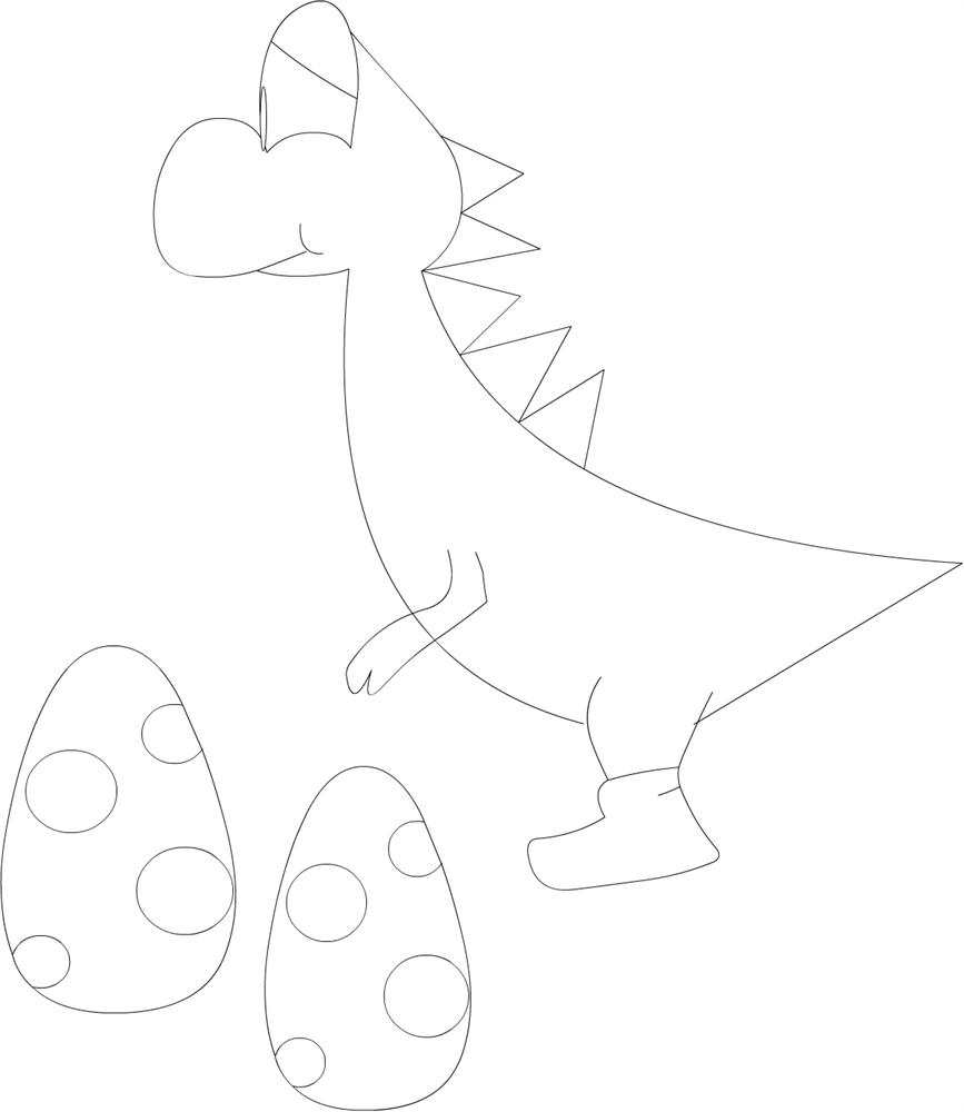 Yoshi coloring printable page for kids