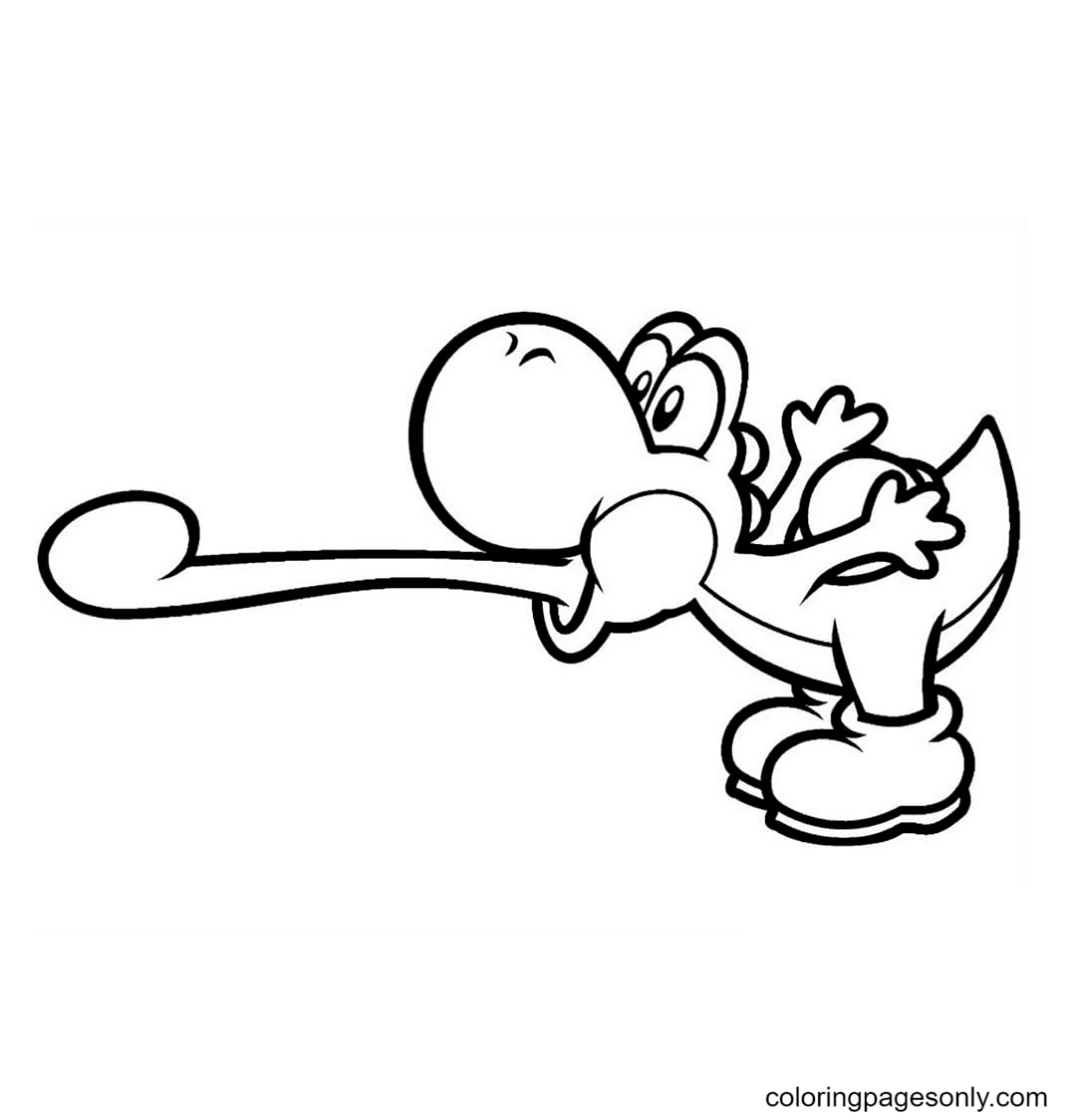 Yoshi coloring pages printable for free download