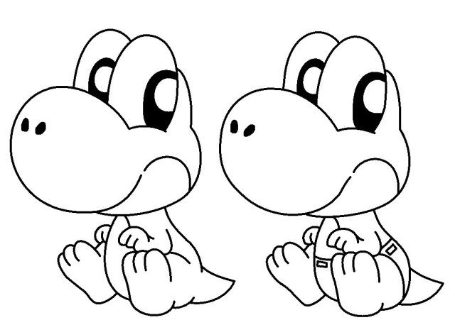 Fun and creative yoshi coloring pages