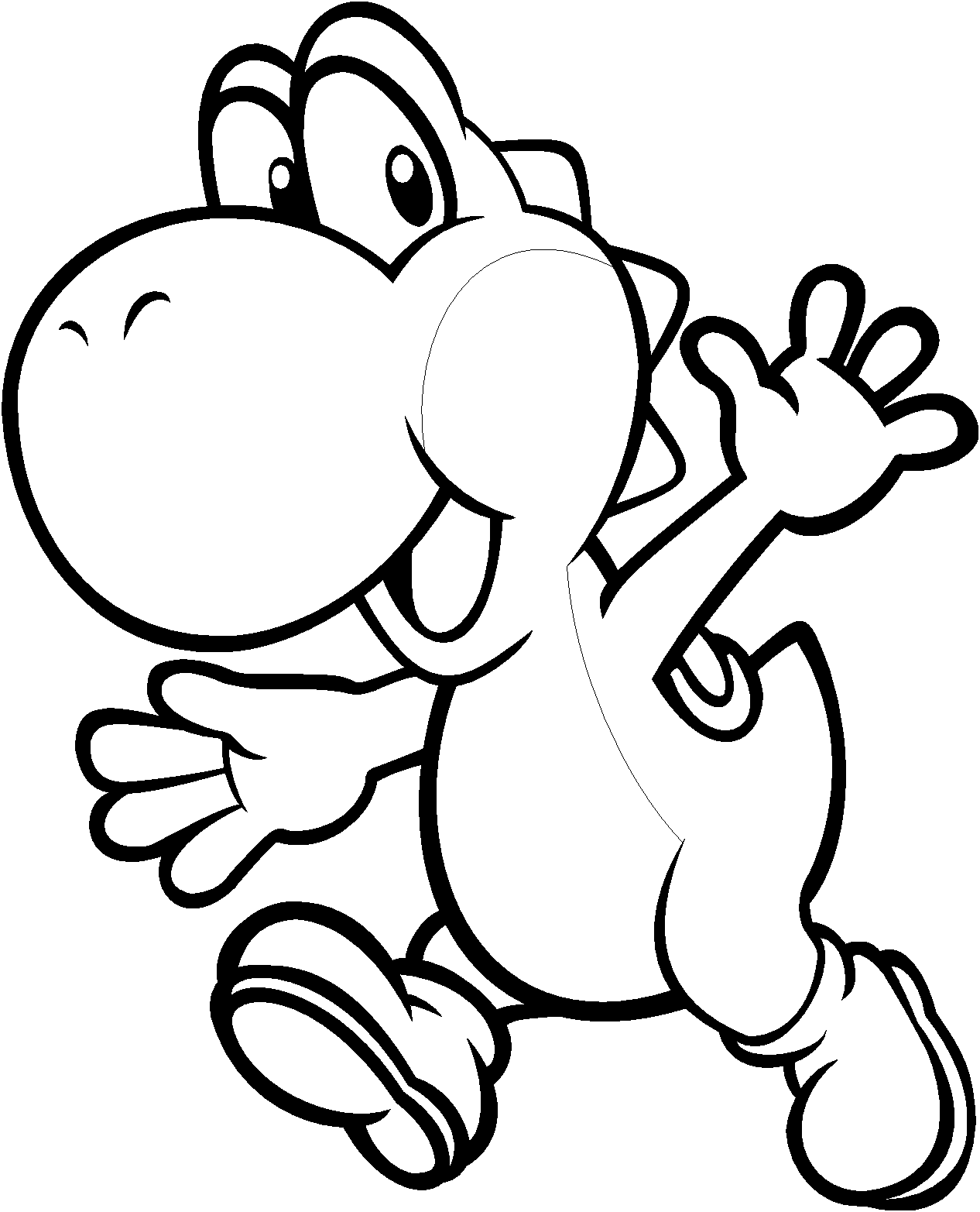 Yoshi coloring by blistinaorgin on