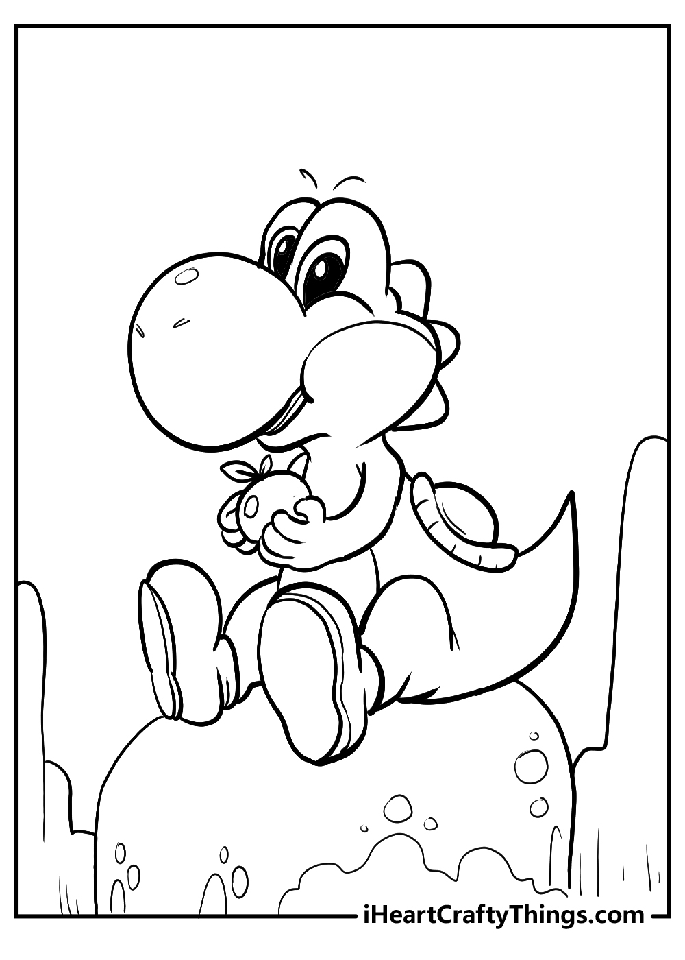 Printable yoshi coloring pages updated