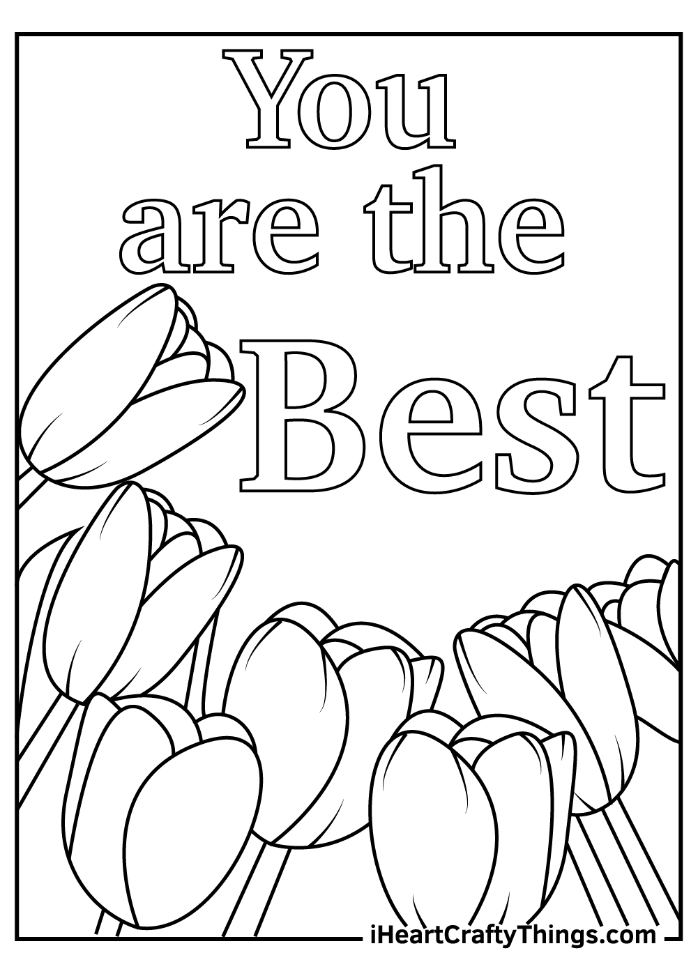 Mothers day coloring pages free printables