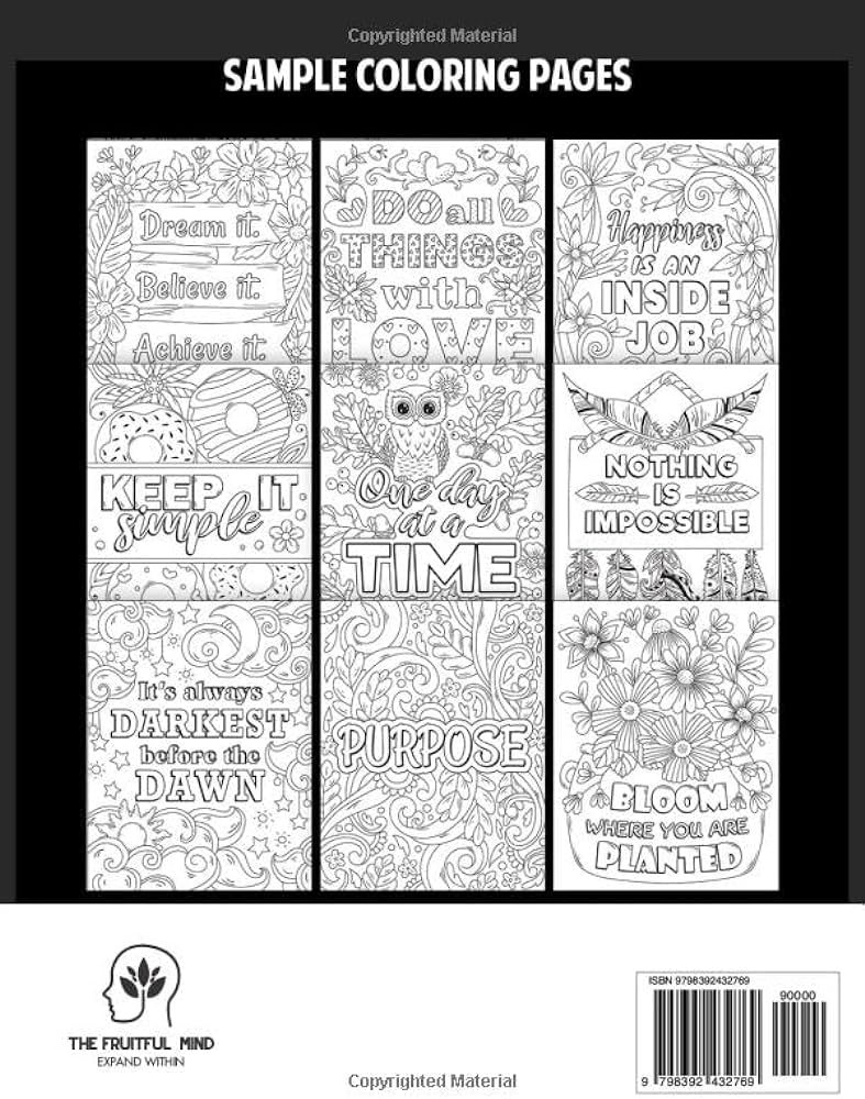 You are amazing inspirational coloring book for adults featuring positive quotes and motivational phrases for stress relief and relaxation cafe coloring book books