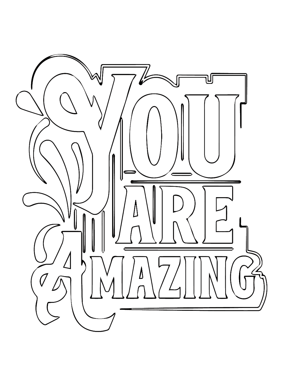 Inspirational coloring pages