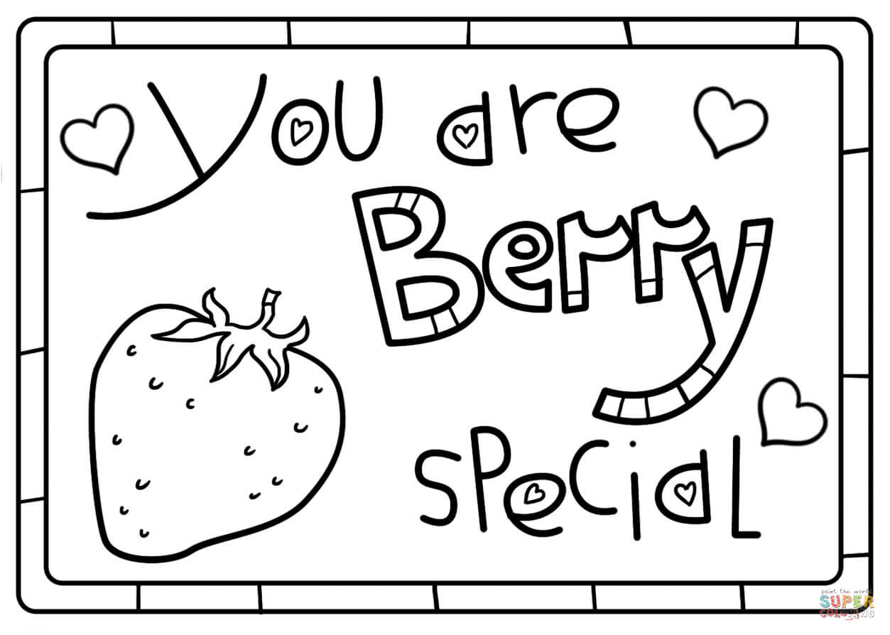 You are berry special