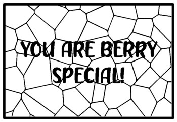 You are berry special berry activity back to school coloring pages