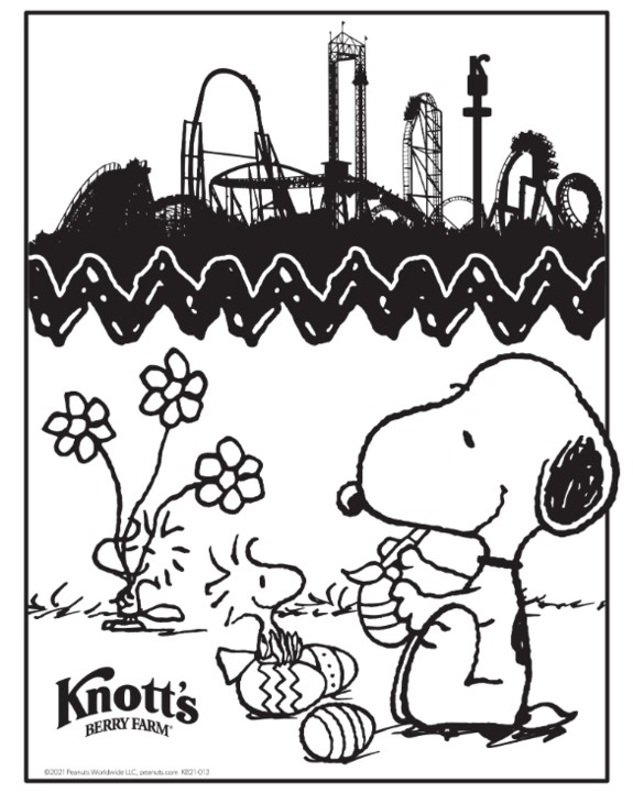 Knotts easter coloring pages