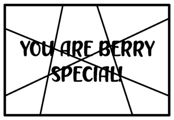 You are berry special berry activity back to school coloring pages