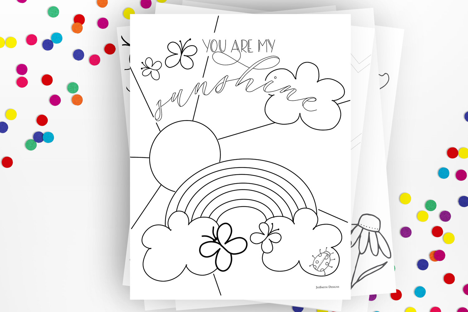 Positive quotes and artwork kids coloring pages â jessmith designs