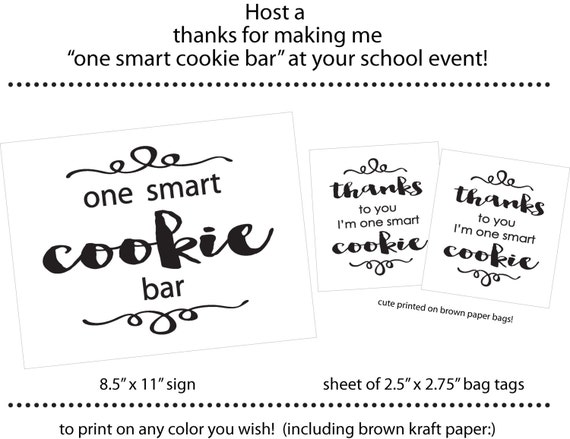 One smart cookie barteacher pta church event