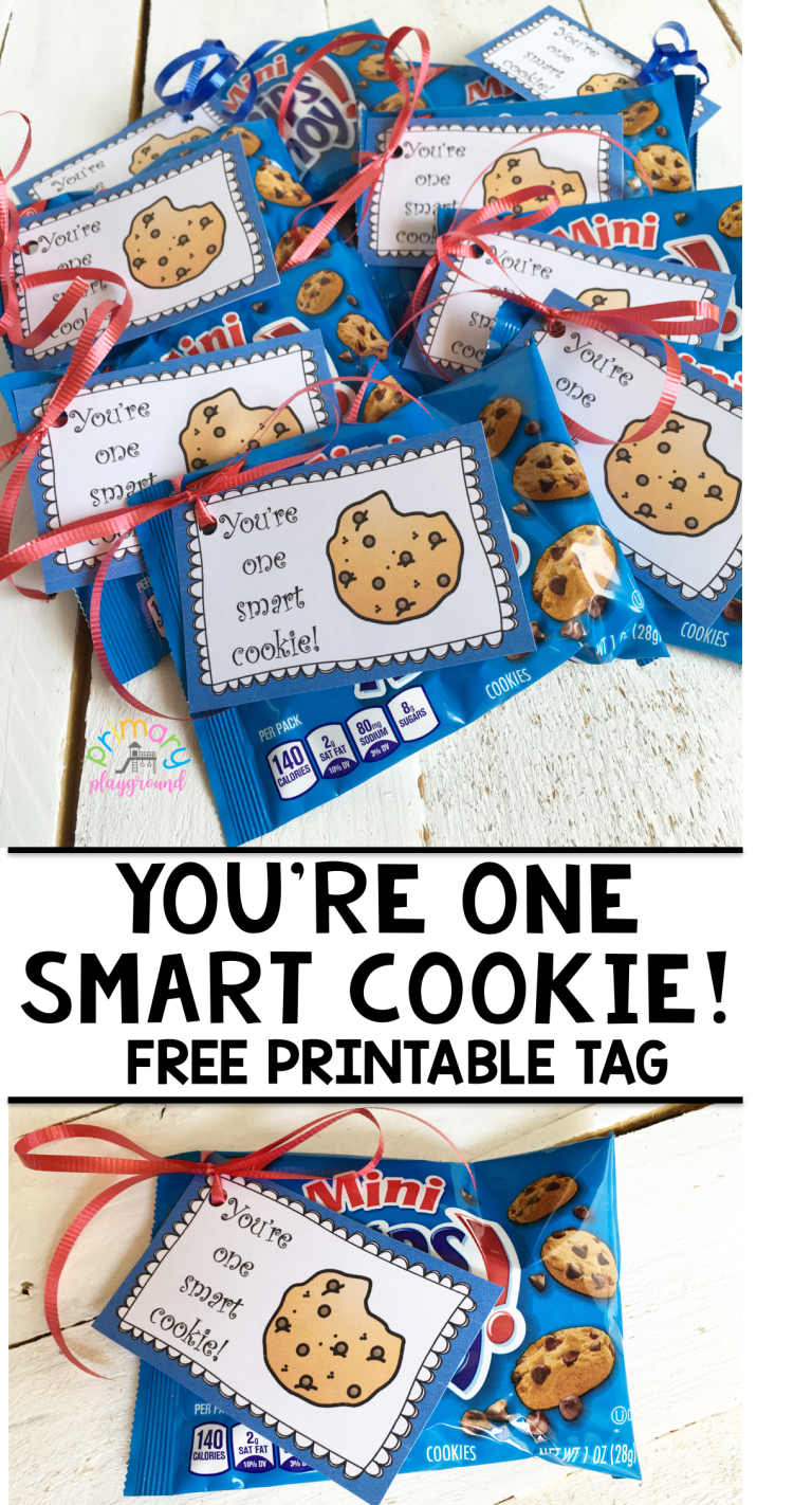 Youre one smart cookie free printable tag