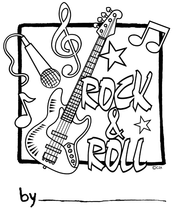 Dibujos rock and roll