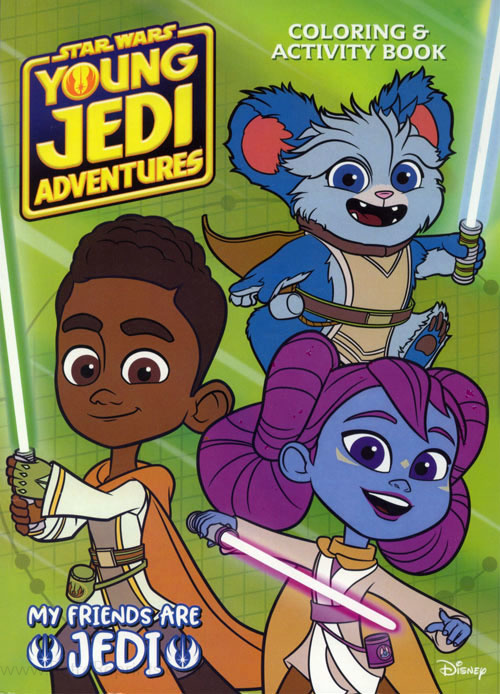 Star wars young jedi adventures my friends are jedi coloring books at retro reprints