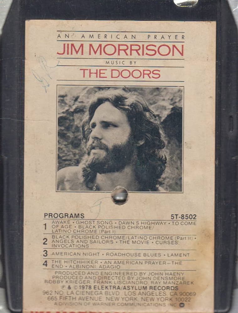 The doorsjim morrison an american prayer track tape