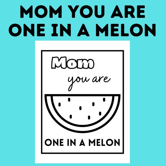 Mothers day craft for kids one in a melon mothers day printable coloring pages mothers day gift gift for mom pdf download