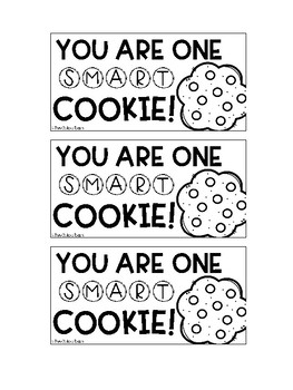 You are one smart cookie tags by think believe teach tpt