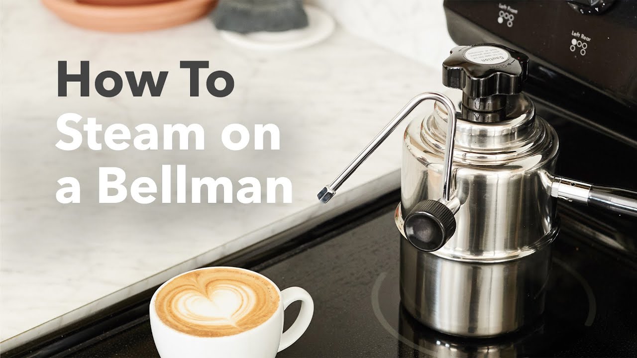 How to steam milk with a bellman stovetop steamer