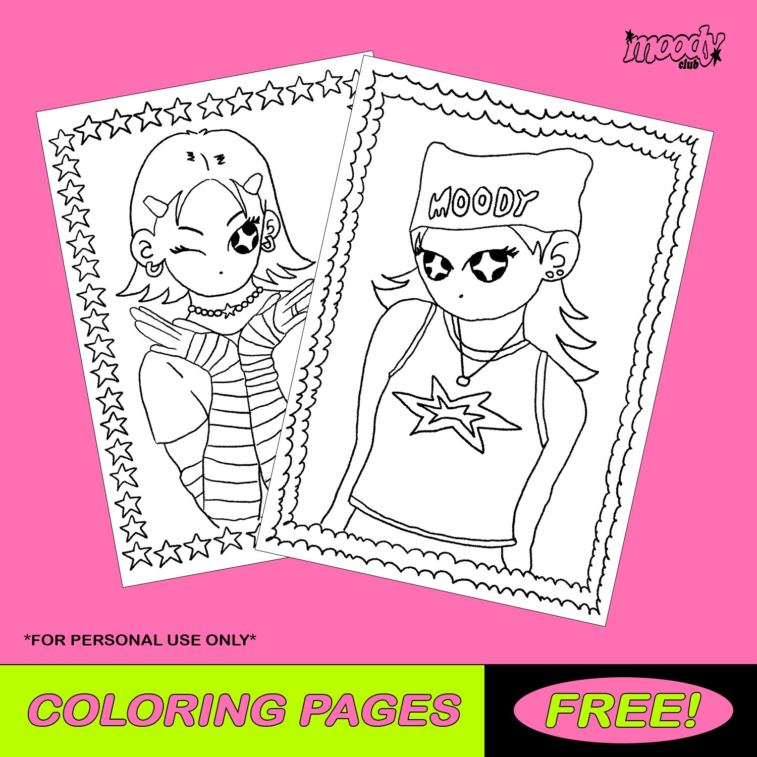 Moody club on x color me moody ðïð free coloring pages âï ð httpstcokqykbwnggt âï tag me if using httpstcoczlkrjquf x