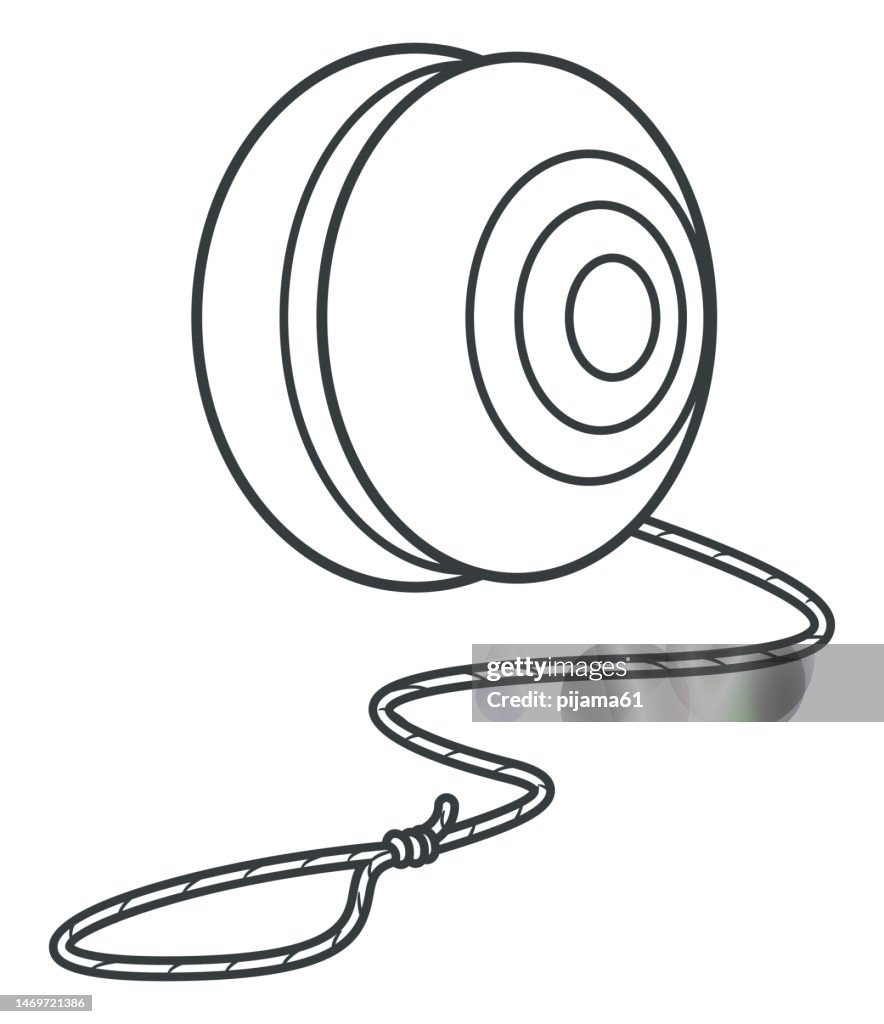 Black and white yoyo high