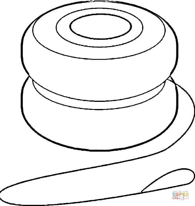 Yoyo coloring page free printable coloring pages