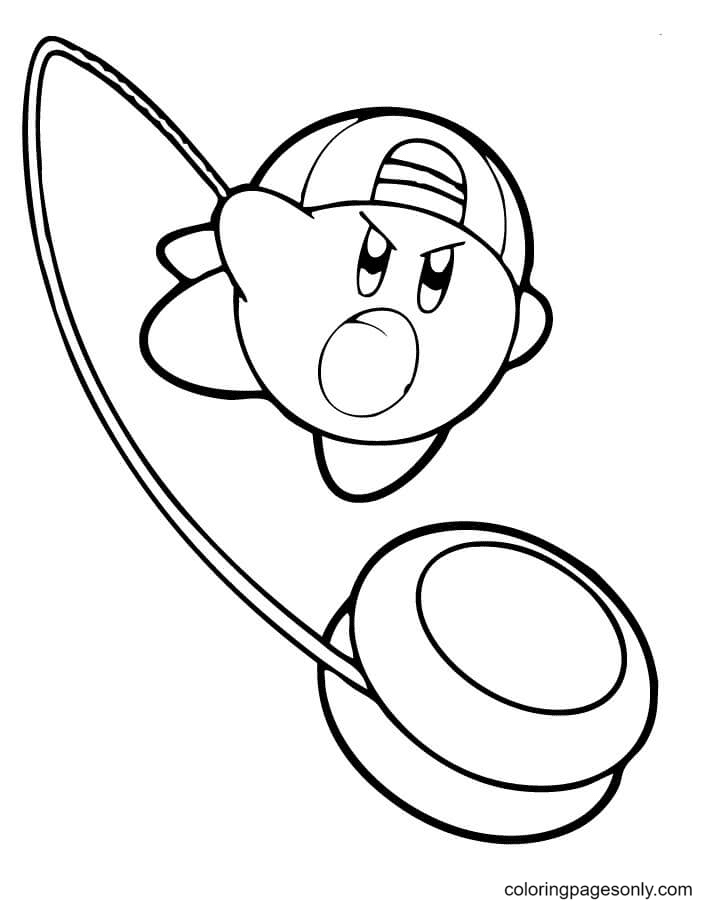 Kirby coloring pages printable for free download