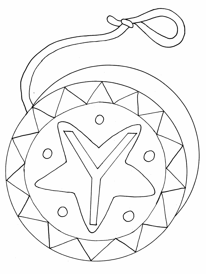 Yo yo coloring pages