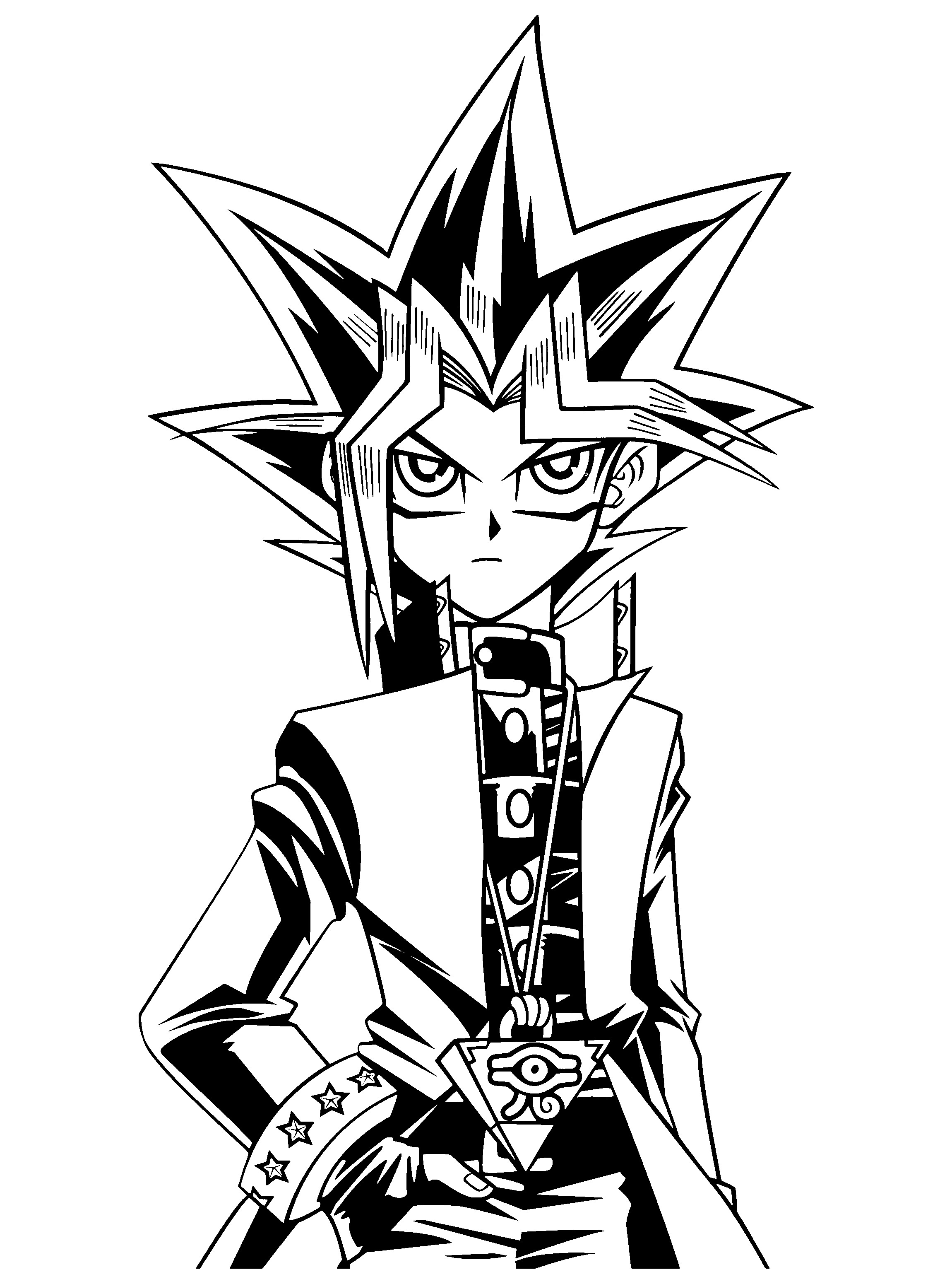 Yu gi oh coloring pages