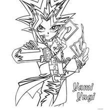 Yami yugi coloring pages