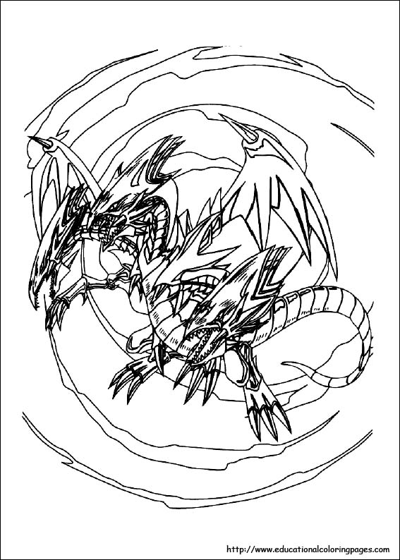 Yu gi ou coloring pages free for kids