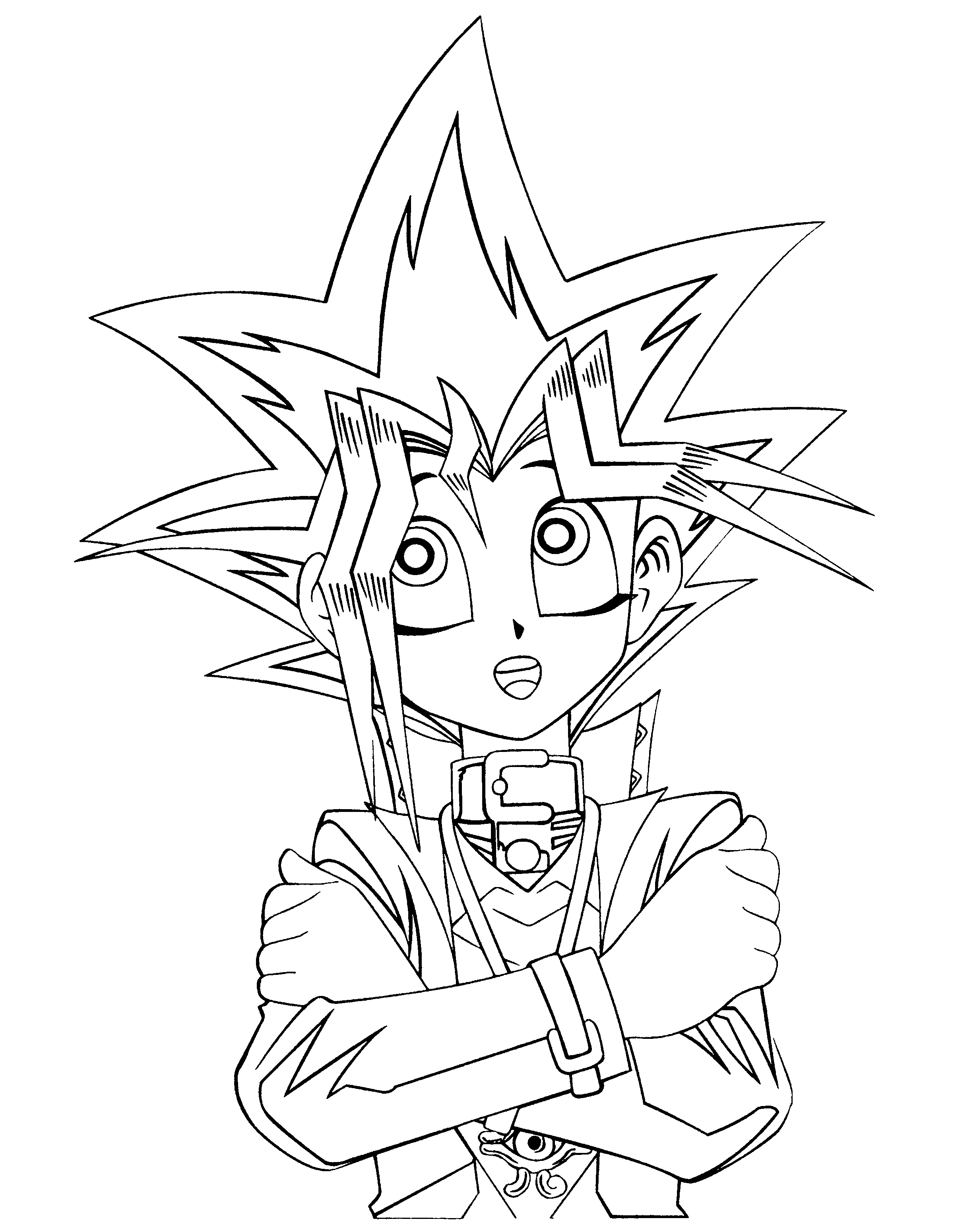 Free printable yugioh coloring pages for kids