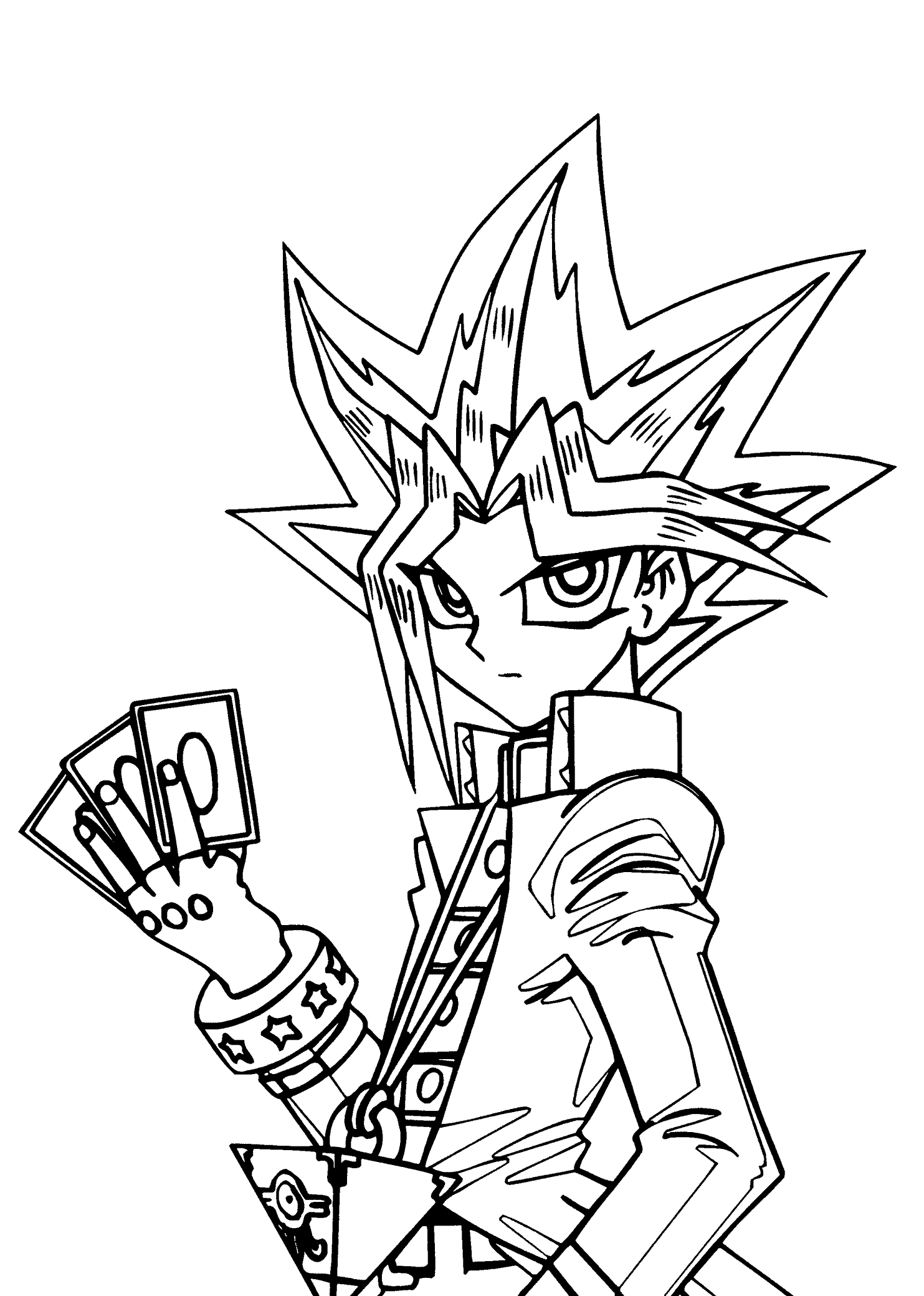 Free printable yugioh coloring pages for kids